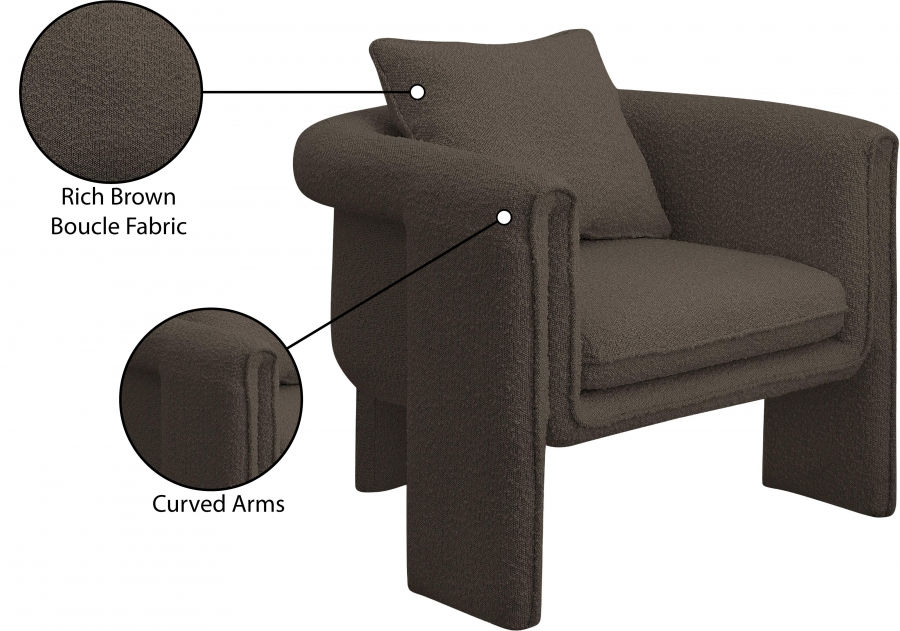 Thumbnail: Stylus Boucle Accent Chair