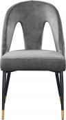 Thumbnail: Akoya Velvet Dining Chair