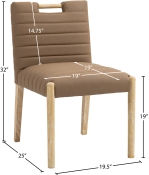 Thumbnail: Aimee Vegan Leather Dining Side Chair