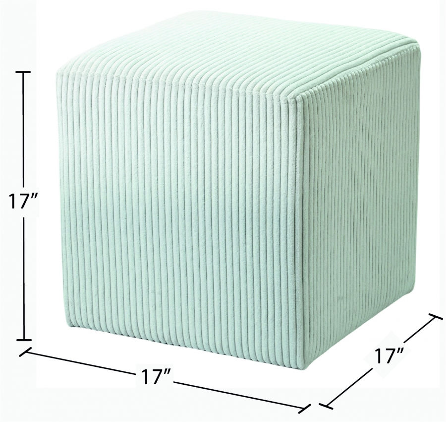 Thumbnail: Roy Microsuede Fabric Ottoman / Stool