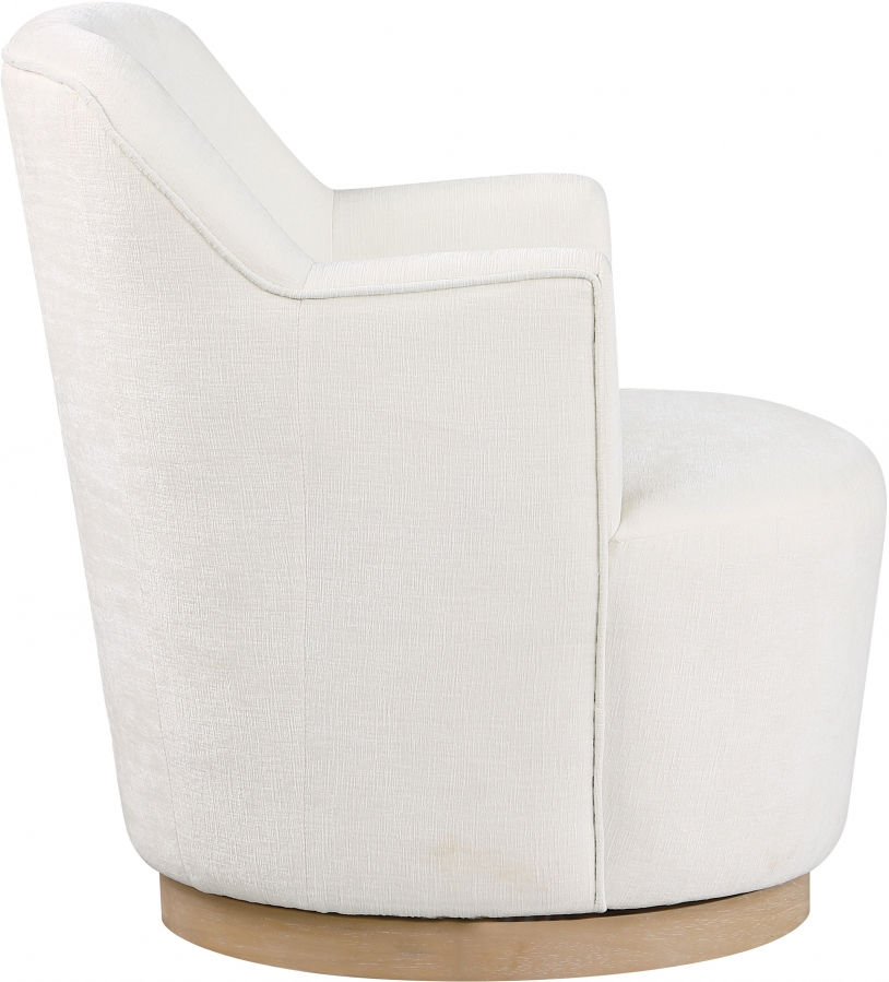 Thumbnail: Clarita Chenille Fabric Swivel Accent Chair