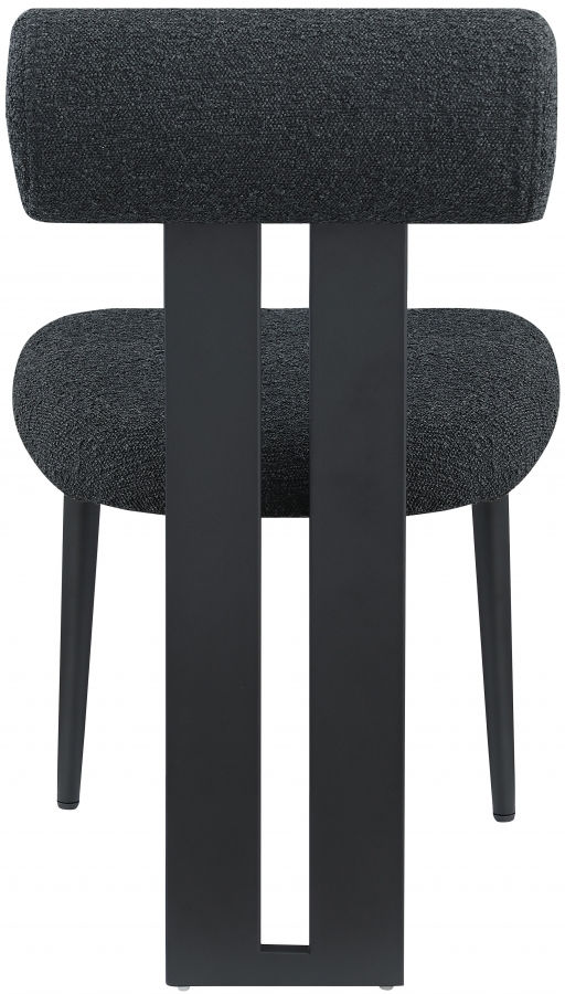 Thumbnail: Dario Boucle Fabric Dining Chair