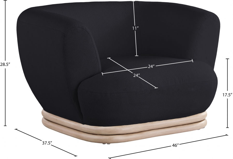 Thumbnail: Kipton Boucle Fabric Chair