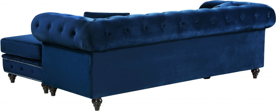 Thumbnail: Sabrina Velvet Reversible 2pc. Sectional