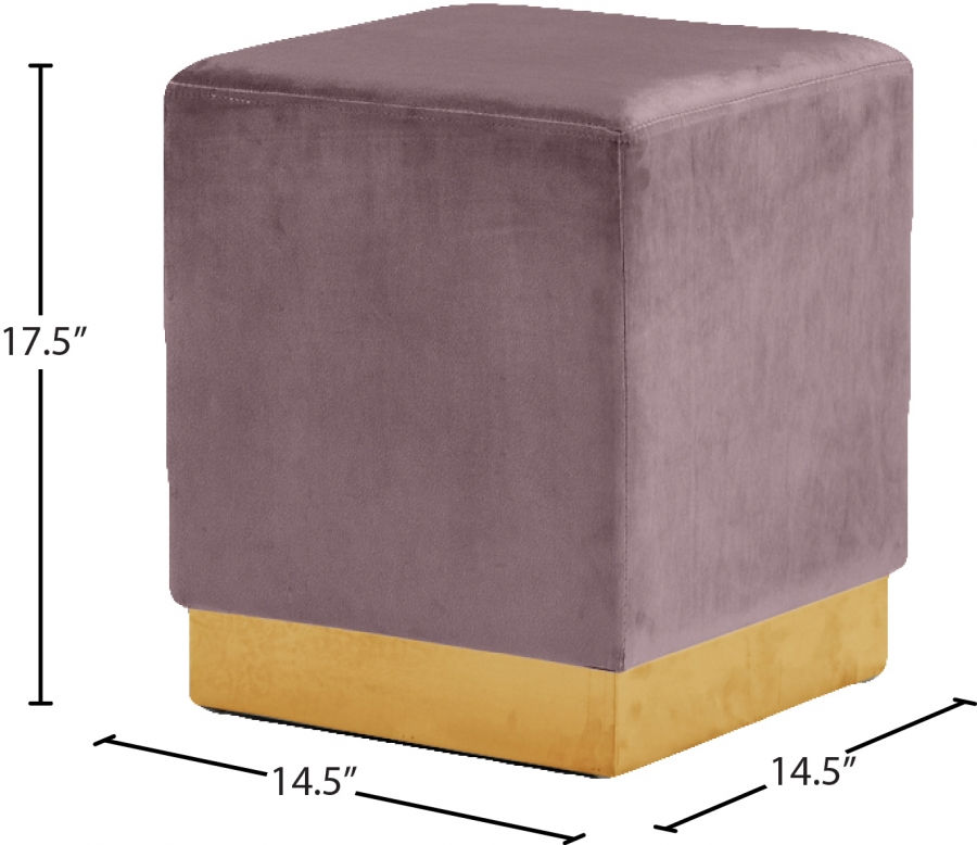 Thumbnail: Jax Velvet Ottoman | Stool