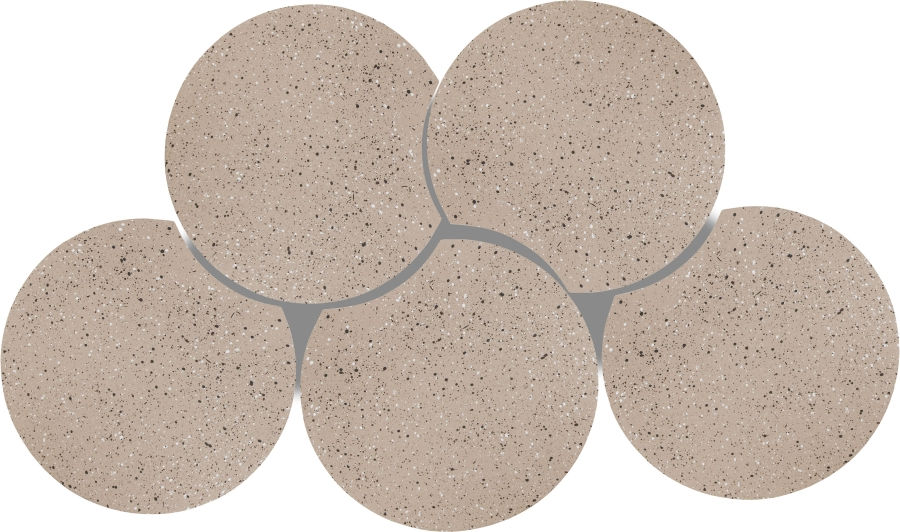 Thumbnail: Dimple 5 Piece Modular Nesting Coffee Table