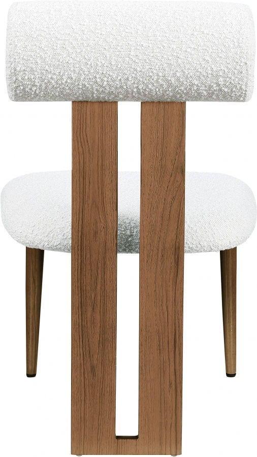 Thumbnail: Dario Boucle Fabric Dining Chair