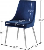 Thumbnail: Karina Velvet Dining Chair
