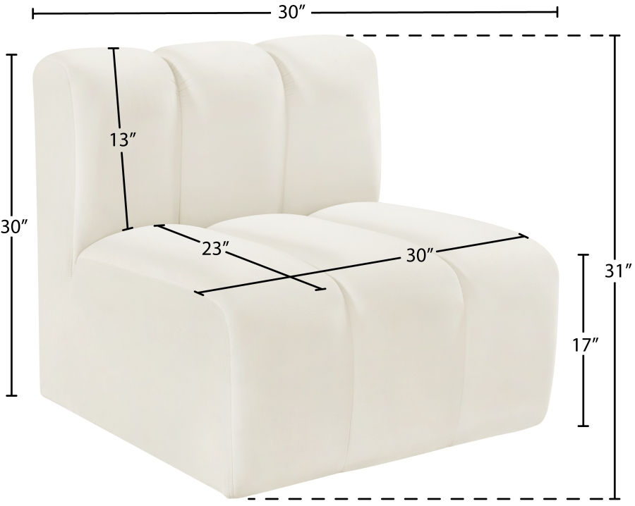 Thumbnail: Arc Velvet Modular Chair