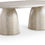 Thumbnail: Cosenza 78" Travertine Finish Indoor/Outdoor Concrete Dining Table