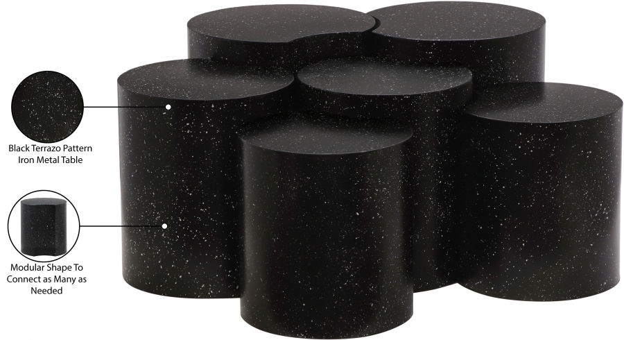 Thumbnail: Dimple 6 Piece Modular Nesting Coffee Table