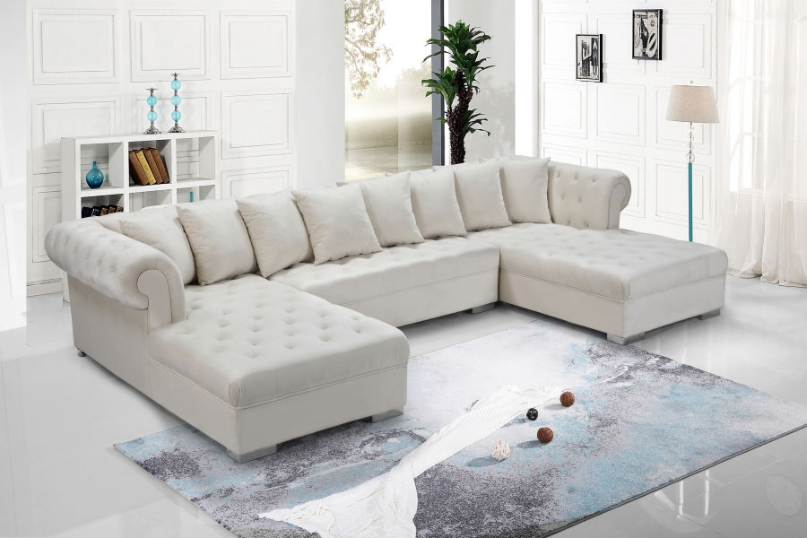 Thumbnail: Presley 3pc. Velvet Sectional