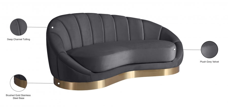Thumbnail: Shelly Velvet Chaise