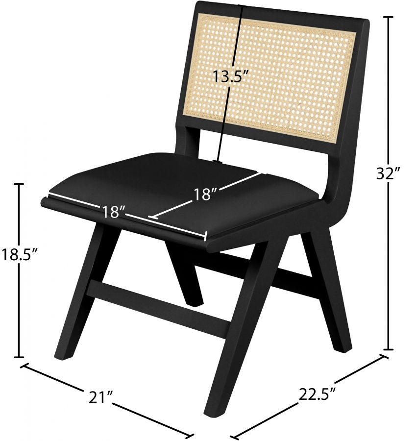Thumbnail: Abby Vegan Leather Dining Side Chair