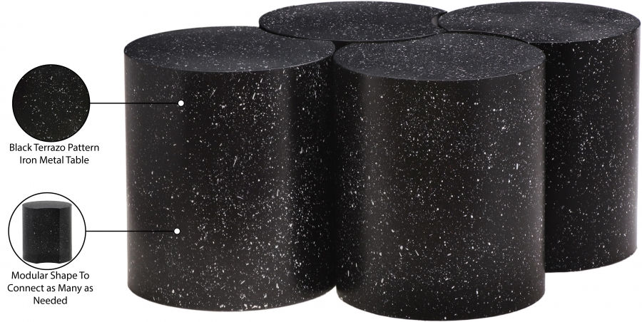 Thumbnail: Dimple 4 Piece Modular Nesting Coffee Table