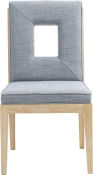 Thumbnail: Gwendolyn Linen Textured Fabric Dining Side Chair