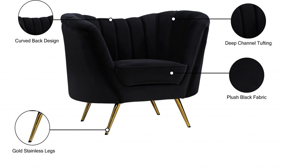 Thumbnail: Margo Velvet Chair