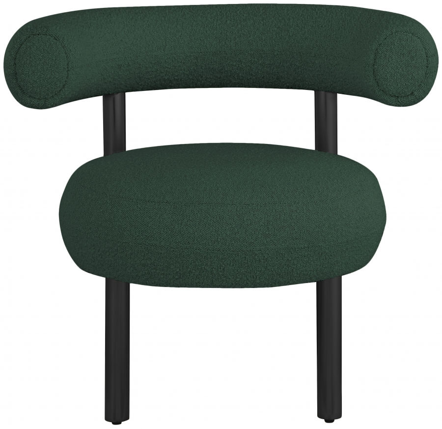 Thumbnail: Bordeaux Boucle Fabric Accent Chair