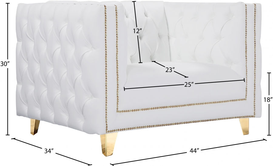 Thumbnail: Michelle Vegan Leather Chair