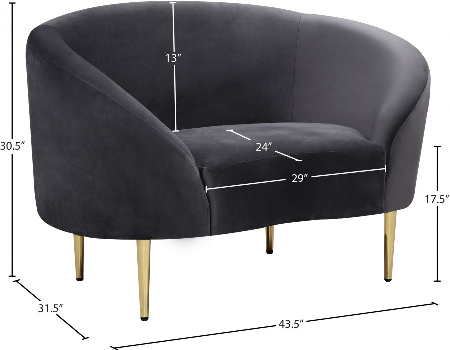 Thumbnail: Ritz Velvet Chair