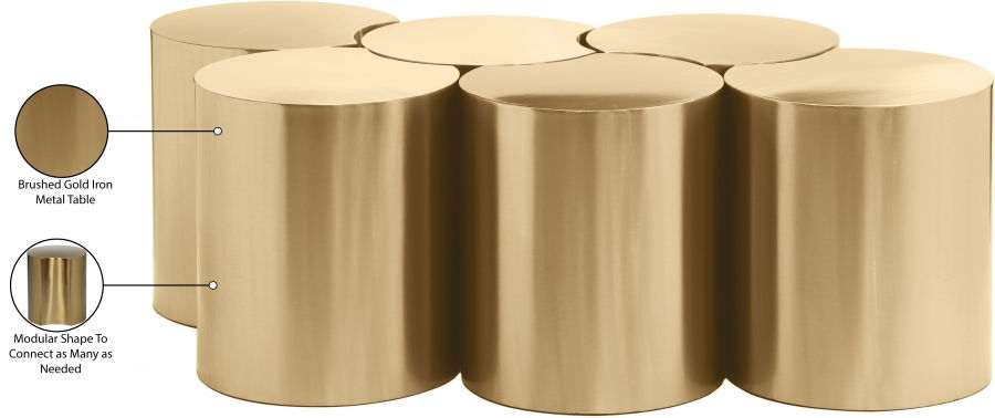 Thumbnail: Dimple 6 Piece Modular Nesting Coffee Table