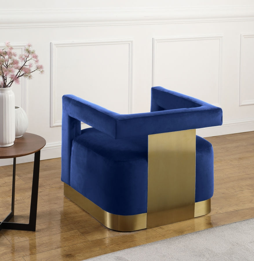 Thumbnail: Armani Velvet Accent Chair