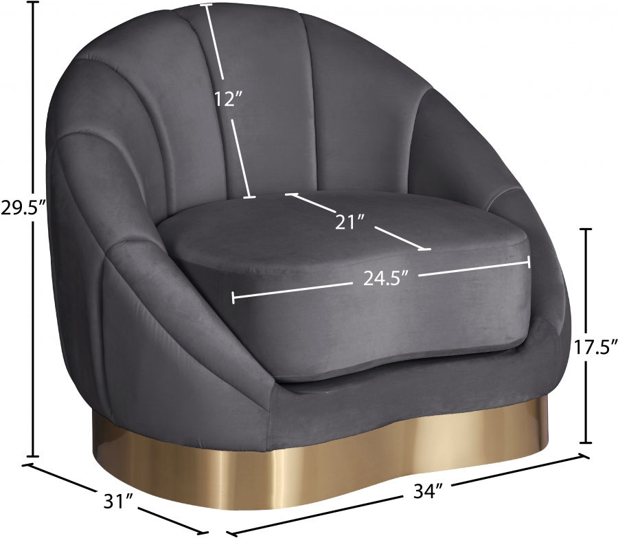 Thumbnail: Shelly Velvet Chair