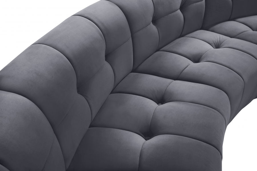 Thumbnail: Limitless Modular Velvet 6pc. Sectional