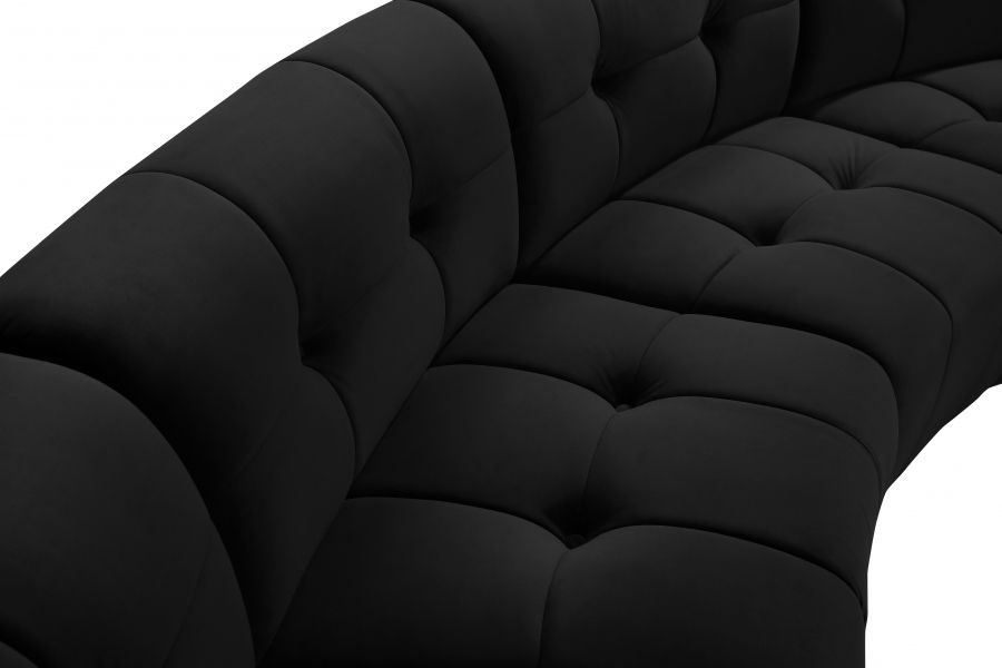 Thumbnail: Limitless Modular Velvet 5pc. Sectional