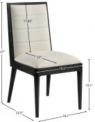 Thumbnail: Bristol Vegan Leather Dining Chair