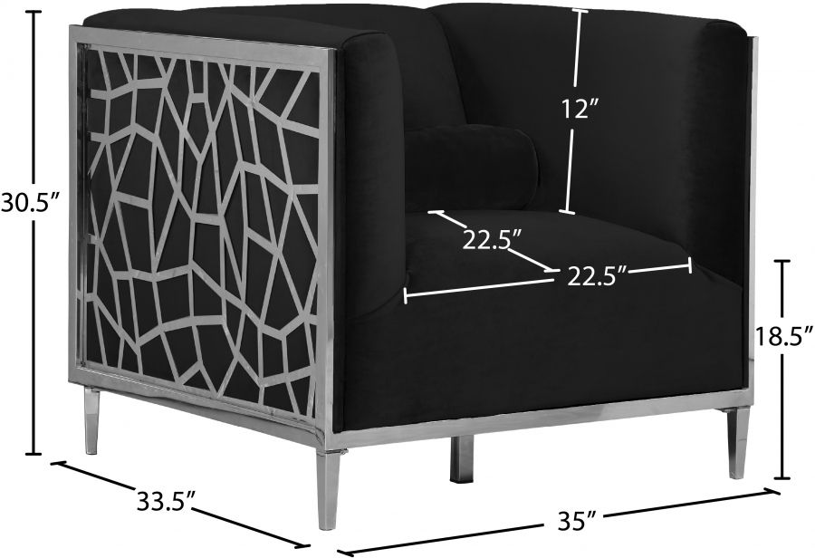 Thumbnail: Opal Velvet Chair