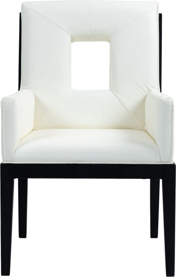 Thumbnail: Gwendolyn Vegan Leather Dining Arm Chair