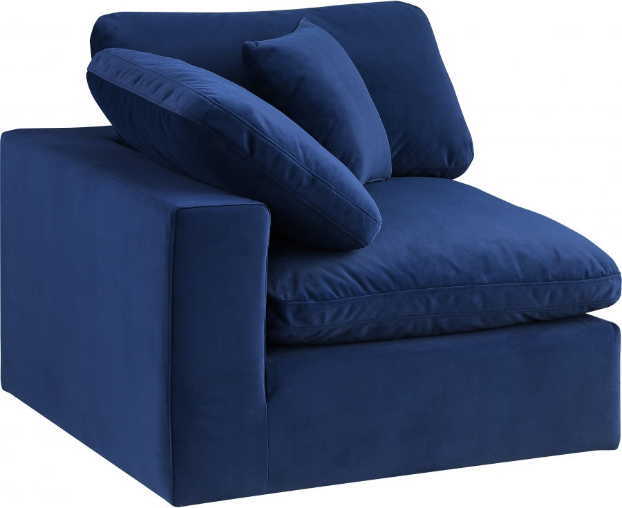 Thumbnail: Comfy Velvet Corner Chair