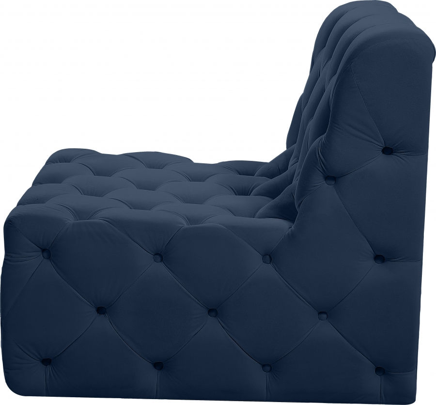 Thumbnail: Tuft Velvet Modular Armless Chair