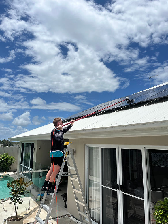 solar panel cleaning