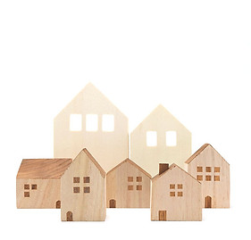 Wooden Toy Houses