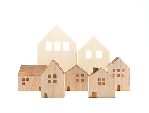 Wooden Toy Houses