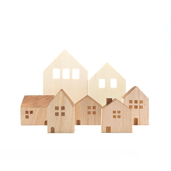 Wooden House Models