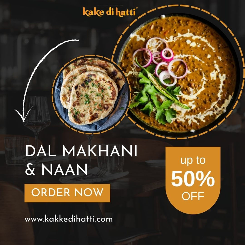 Dal makhani & naan