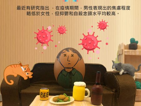 【男性心理健康系列】疫情對男士們的心理健康有影響嗎?