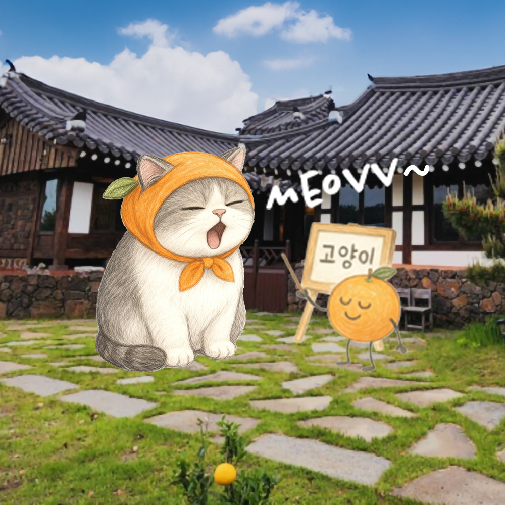 Writer: Hanok Meovv 濟州韓屋喵