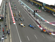 Max Verstappen no tuvo rivales en Azerbaiyán