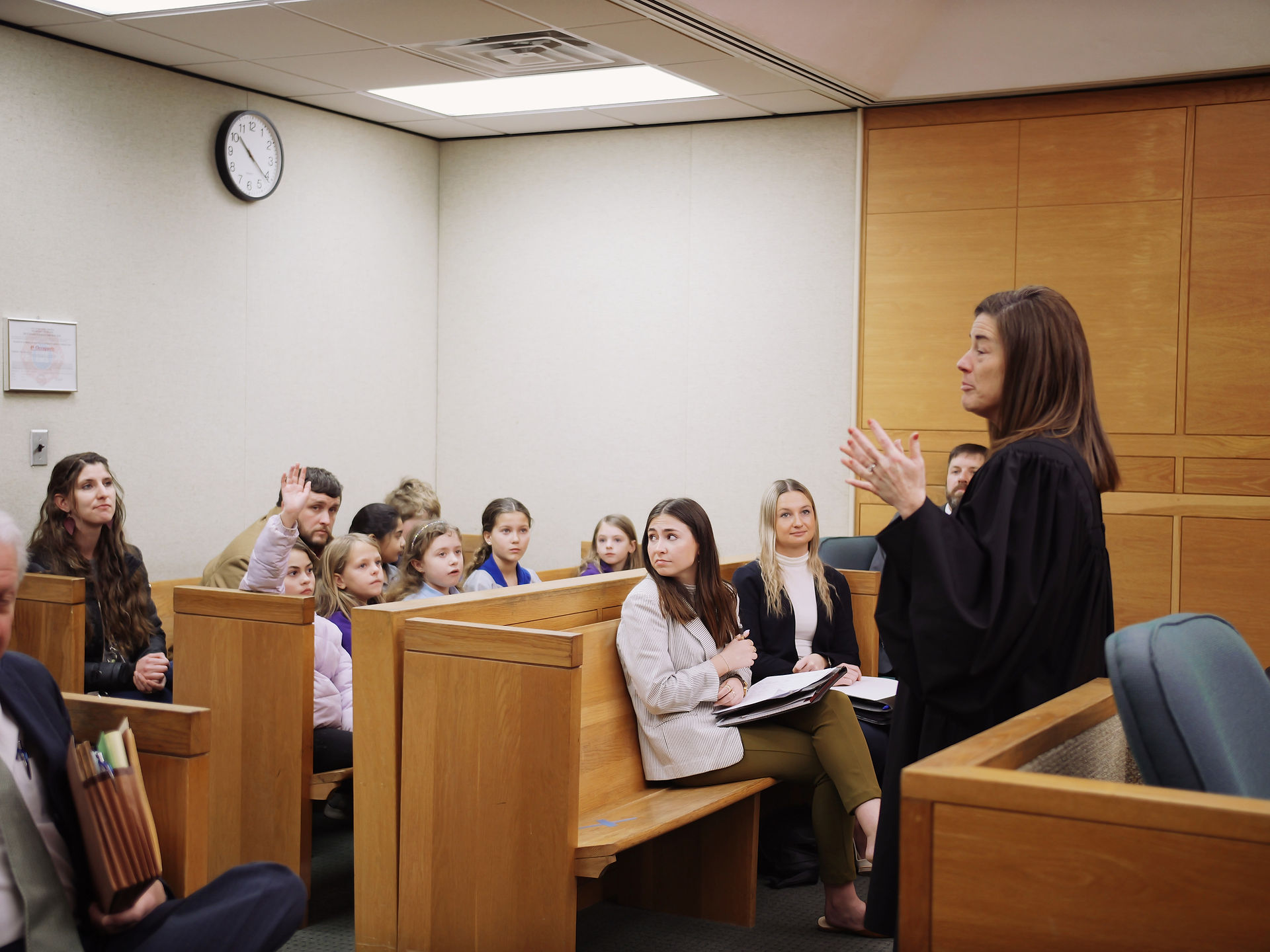 Titus Honor Students Tour Roanoke’s Justice System