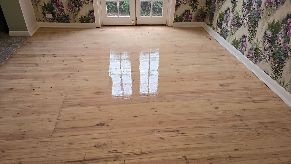 Timber Floor Sanding & White Wash Finish in Richmond, Adelaide | Fresh Modern Look
