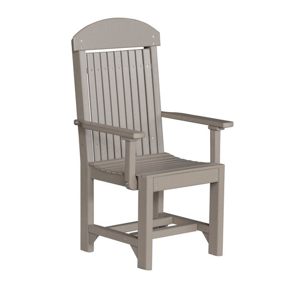 Luxcraft Classic Captain Dining Chair in Weatherwood