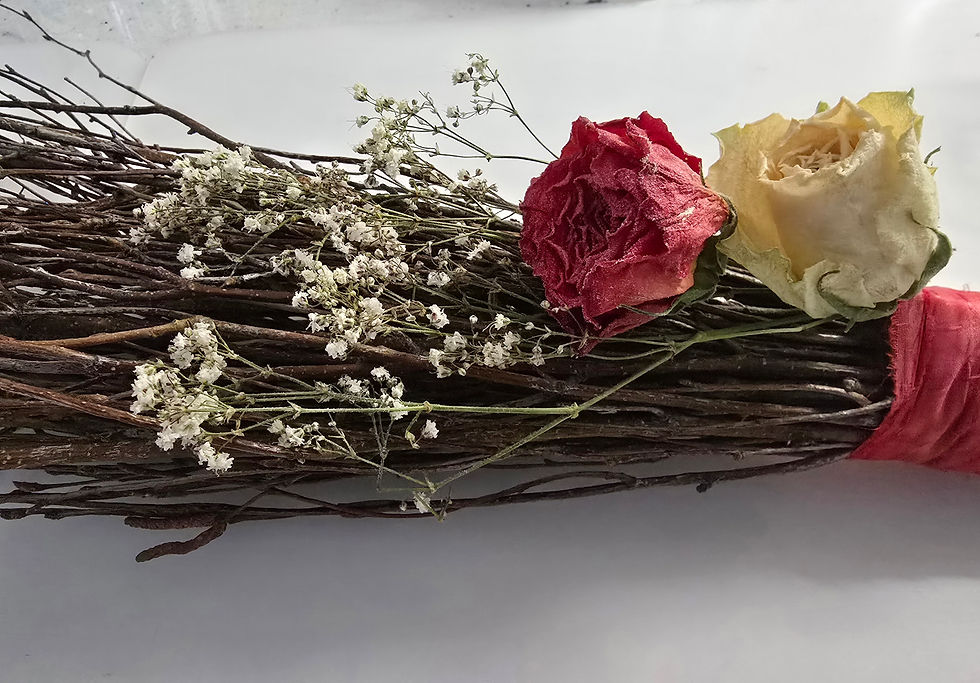 Thumbnail: Handmade Small Decorated Besom