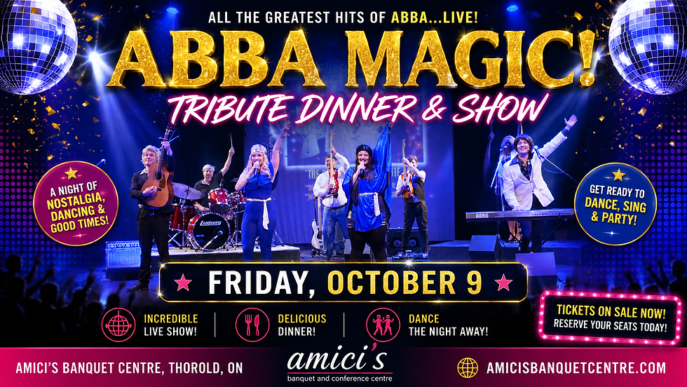 ABBA MAGIC tribute dinner & show