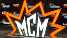 The Neon MCM logo sign