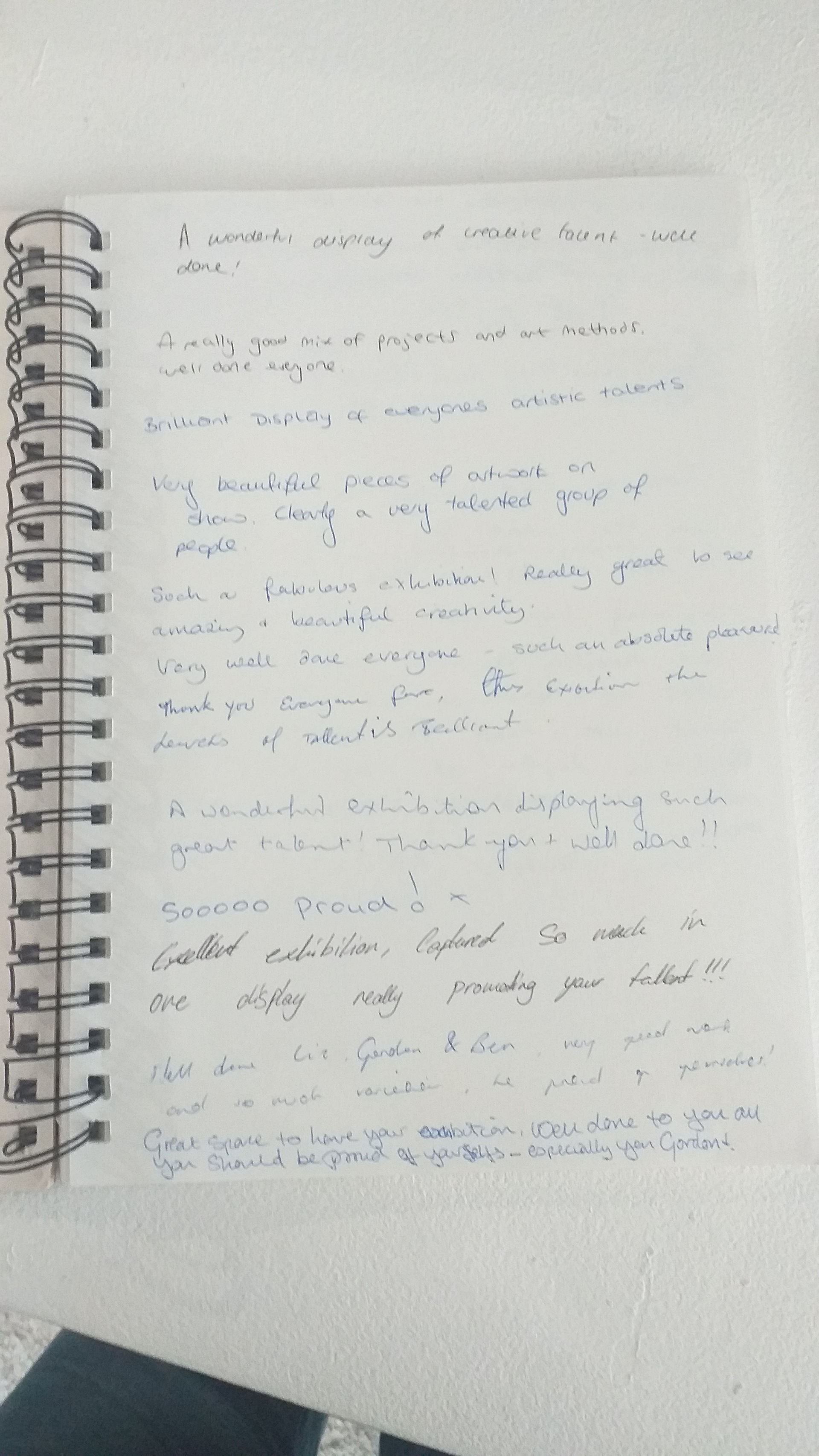 Fig 41. Guestbook Page 1