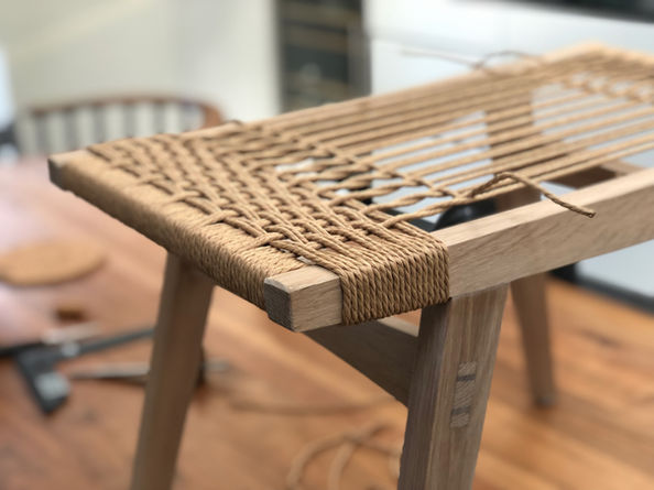 Danish paper cord weave